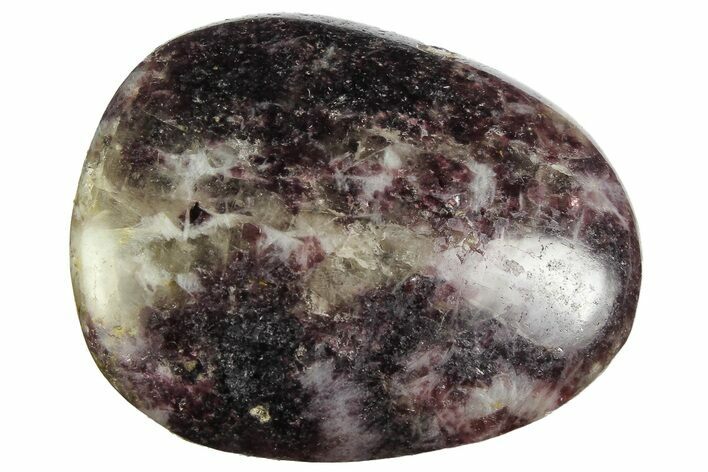 Sparkly, Purple Lepidolite Palm Stone - Madagascar #181537